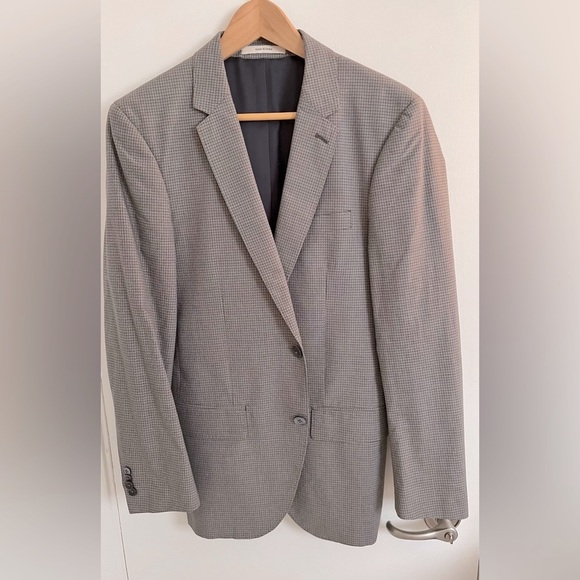 Club Monaco Gray Plaid Blazer - Picture 2 of 10